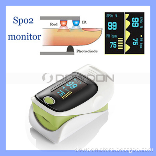 CE OLED Fingertip Pulse Oximeter Finger Blood Oxygen SpO2 Pr Heart Rate Monitor